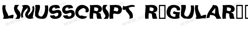 LinusScript Regular字体转换